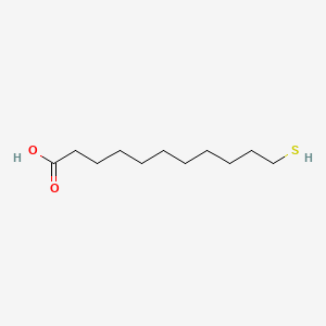 11-MERCAPTOUNDECANOIC ACID structure, CAS 71310-21-9