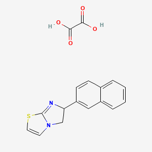 5,6-Dihydro-6-(2-napthyl) imidazo[2,1-b]thiazole oxalate, 95% structure, CAS 62284-86-0