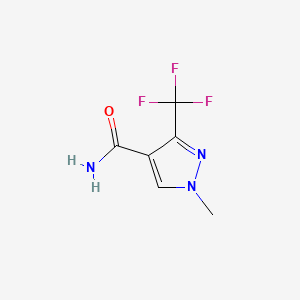 3-(Trifluoromethyl)-1-methyl-1H-pyrazole-4-carboxamide ,98% structure, CAS 937717-66-3
