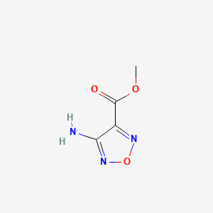 1,2,5-Oxadiazole-3-carboxylicacid,4-amino-,methylester(9CI) structure, CAS 159013-94-2