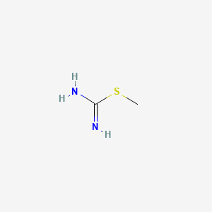 2-METHYL-2-THIOPSEUDOUREA SULFATE structure, CAS 2986-19-8