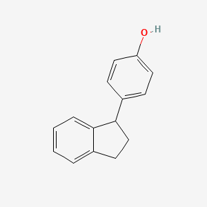 4-(1-INDANYL)PHENOL structure, CAS 5402-37-9