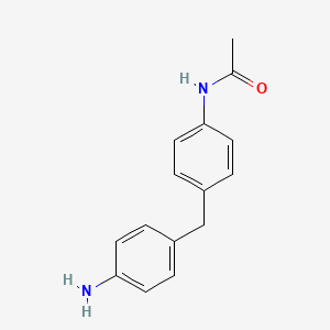 N-acetyl-4,4'-diaminodiphenylmethane structure, CAS 24367-94-0