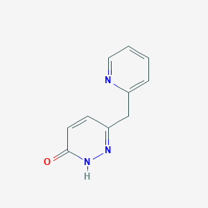 6-PYRIDIN-2-YLMETHYL-PYRIDAZIN-3-OL structure, CAS 338779-41-2