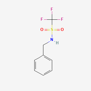N-BENZYLTRIFLUOROMETHANESULFONAMIDE structure, CAS 36457-58-6