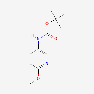 TERT-BUTYL-N-(6-METHOXY-3-PYRIDYL)CARBAMATE structure, CAS 183741-80-2