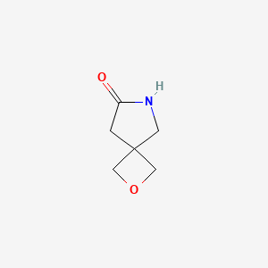 2-Oxa-6-azaspiro[3.4]octan-7-one structure, CAS 1207174-87-5