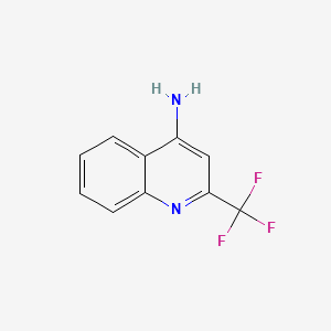 4-Amino-2-(trifluoromethyl)quinoline structure, CAS 1700-93-2
