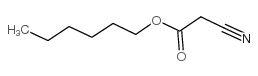hexyl cyanoacetate structure, CAS 13361-53-0