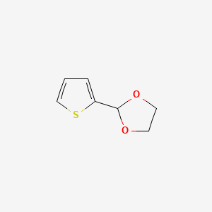 2-(1,3-DIOXOLAN-2-YL)THIOPHENE structure, CAS 58268-08-9