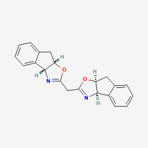 (+)-2,2'-METHYLENEBIS[(3AR,8AS)-3A,8A-DIHYDRO-8H-INDENO[1,2-D]OXAZOLE] structure, CAS 180186-94-1