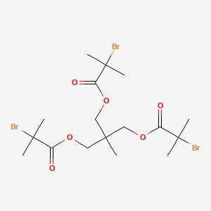 1,1,1-Tris(2-bromoisobutyryloxymethyl)ethane structure, CAS 648898-32-2