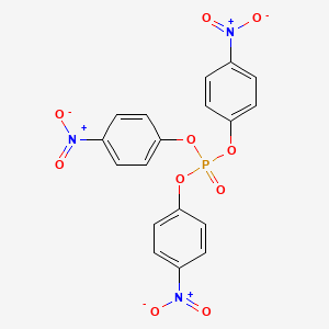 TRIS(4-NITROPHENYL) PHOSPHATE structure, CAS 3871-20-3