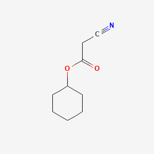 CYCLOHEXYL CYANOACETATE structure, CAS 52688-11-6