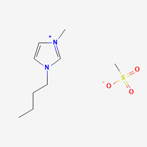 1-BUTYL-3-METHYLIMIDAZOLIUM METHANESULFONATE structure, CAS 342789-81-5