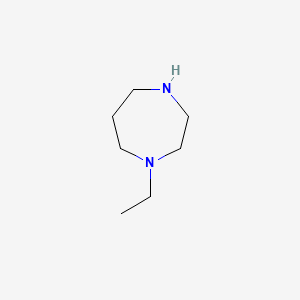 1-ETHYLHOMOPIPERAZINE structure, CAS 3619-73-6