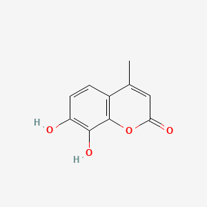 7,8-DIHYDROXY-4-METHYLCOUMARIN structure, CAS 2107-77-9