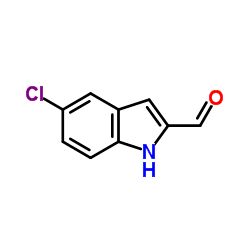 5-CHLORO-1H-INDOLE-2-CARBALDEHYDE structure, CAS 53590-49-1
