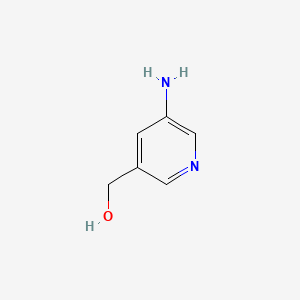 3-AMINO-5-HYDROXYMETHYLPYRIDINE structure, CAS 443649-18-1