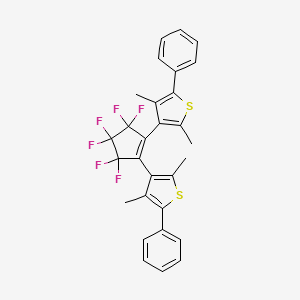 1,2-BIS(2,4-DIMETHYL-5-PHENYL-3-THIENYL)-3,3,4,4,5,5-HEXAFLUORO-1-CYCLOPENTENE structure, CAS 172612-67-8
