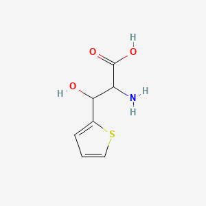 BETA-(2-THIENYL)-DL-SERINE structure, CAS 32595-59-8