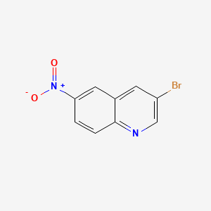 3-bromo-6-nitroquinoline structure, CAS 7101-95-3