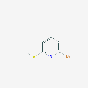 2-BROMO-6-(METHYLTHIO)PYRIDINE structure, CAS 74134-42-2