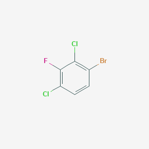 2,4-Dichloro-3-fluorobromobenzene structure, CAS 1000573-15-8