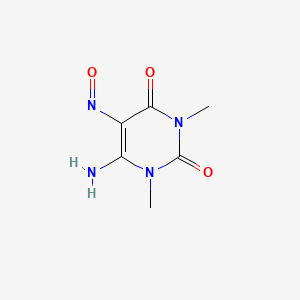 6-AMINO-1,3-DIMETHYL-5-NITROSOURACIL structure, CAS 6632-68-4