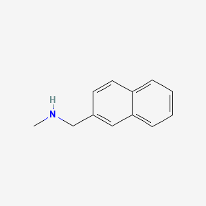 methyl-(naphthalen-2-ylmethyl)azanium structure, CAS 76532-33-7