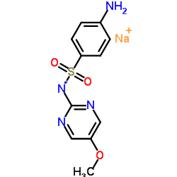 Sulfamethoxydiazine structure, CAS 18179-67-4