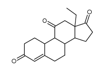 18-methyl-Estra-4-en-3,11,17-trione structure, CAS 100071-90-7