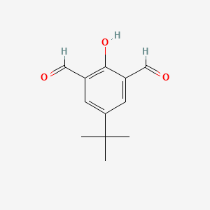 4-TERT-BUTYL-2,6-DIFORMYLPHENOL structure, CAS 84501-28-0