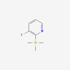 3-FLUORO-2-TRIMETHYLSILANYL-PYRIDINE structure, CAS 87674-09-7