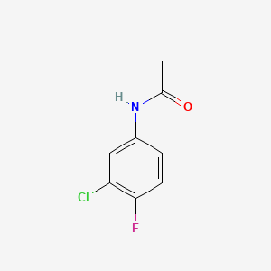 3'-CHLORO-4'-FLUOROACETANILIDE structure, CAS 877-90-7