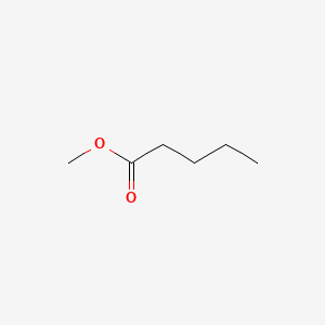 METHYL VALERATE structure, CAS 624-24-8