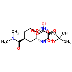 Tert-Butyl(1R,2S,5S)-2-azido-5-[(dimethylamino)carbonyl]cyclohexylcarbamate oxalic acid structure, CAS 1353893-22-7