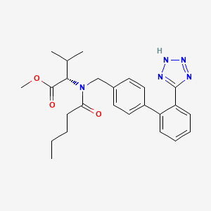 N-[2’-(1H-tetrazol-5-yl)biphenyl-4-yl methyl]-N-Valeryl-(L)-Valine methyl ester structure, CAS 137863-17-3