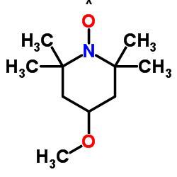 4-METHOXY-2,2,6,6-TETRAMETHYLPIPERIDINE 1-OXYL structure, CAS 95407-69-5