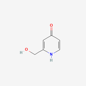 2-(hydroxyMethyl)pyridin-4-ol structure, CAS 860411-74-1