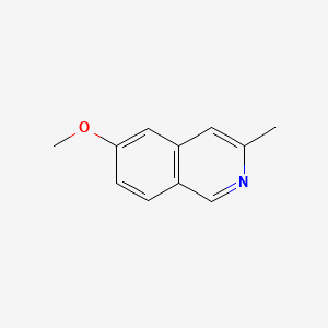 6-Methoxy-3-Methyl-Isoquinoline structure, CAS 14446-31-2