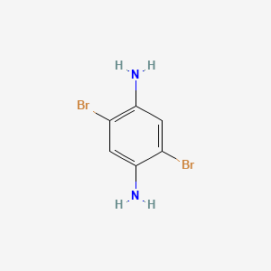 2,5-Dibromo-1,4-phenylenediamine structure, CAS 25462-61-7