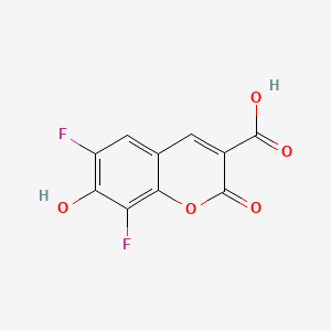 3,5-DIFLUORO-2,4-DIHYDROXYBENZALDEHYDE structure, CAS 215868-31-8