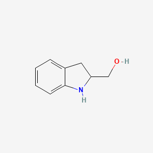 2,3-Dihyro-1H-indol-2-ylmethanol structure, CAS 138969-57-0