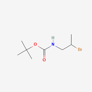 N-Boc-2-broMo-1-propanaMine structure, CAS 121102-88-3