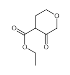Tetrahydro-3-oxo-2H-pyran-4-carboxylic acid ethyl ester structure, CAS 388109-26-0