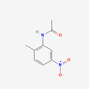N-(2-METHYL-5-NITROPHENYL)ACETAMIDE structure, CAS 2879-79-0