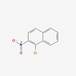 1-bromo-2-nitronaphthalene structure, CAS 4185-55-1