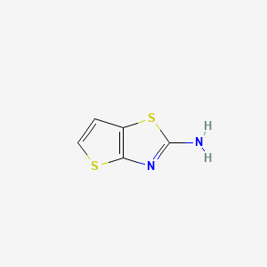 thieno[2,3-d]thiazol-2-amine structure, CAS 40507-56-0