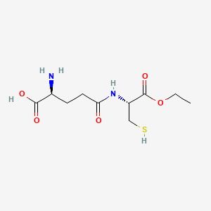 N-gamma-glutamylcysteine ethyl ester structure, CAS 114627-30-4